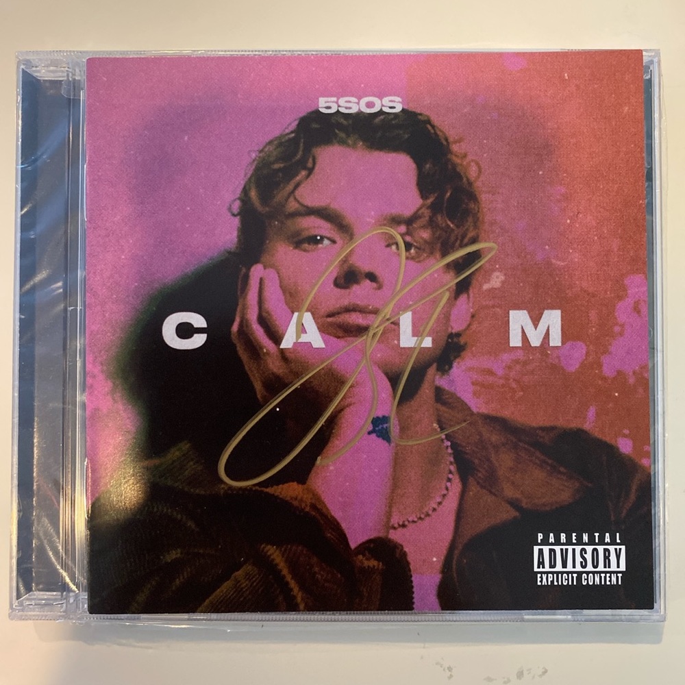 🛑SOLD ON DEPOP🛑 Ashton Signed CD 5SOS